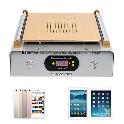 #ad 14quot; Phone Heating Plate Glass Removal Repair Device LCD Screen Separator Machine $95.00