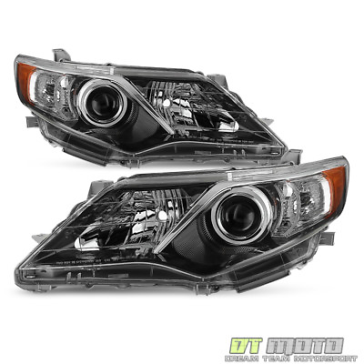#ad For 2012 2014 Toyota Camry SE Style Projector blk Headlights lamps LeftRight $82.99