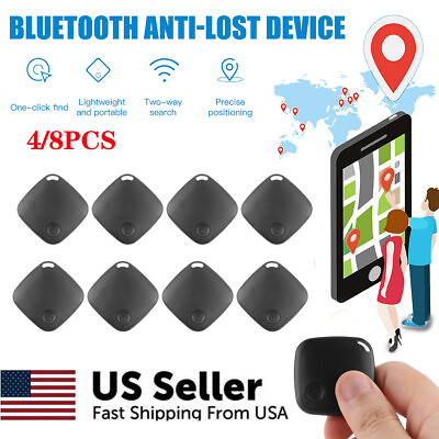 #ad 4 8PCS Tile Smart GPS Tracker Wireless Bluetooth Anti Lost Wallet Key Pet Finder $20.99
