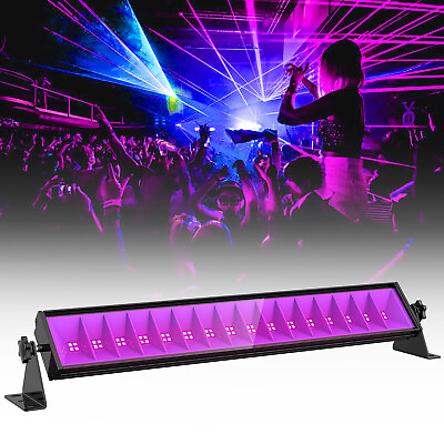 #ad 80W UV LED Black Light Bar For Glow Party DJ Club Stage BlackLight Waterproof US $33.17
