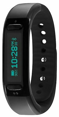 #ad NEW Soleus SF200 001 Unisex GO Fitness Band Watch Sleep Activity Tracker Black $21.80