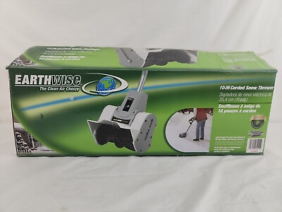 #ad Earthwise 10quot; Electric Corded Snow Thrower Red Open Box $83.99