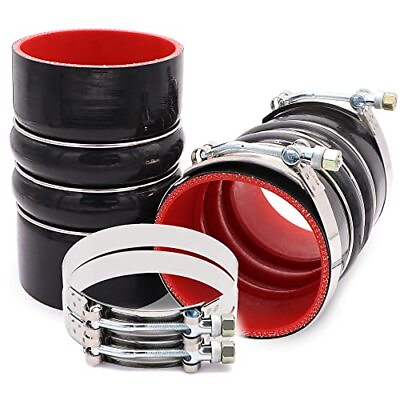 #ad Heavy Duty Silicone Intercooler Hose Boot Kit4 ply Aramid Reinforced Silicone... $40.56