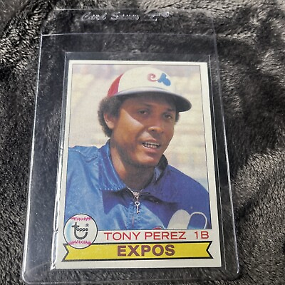 #ad 1979 TOPPS BASEBALL SET BREAK 495 TONY PEREZ EXPOS NM MT $0.99