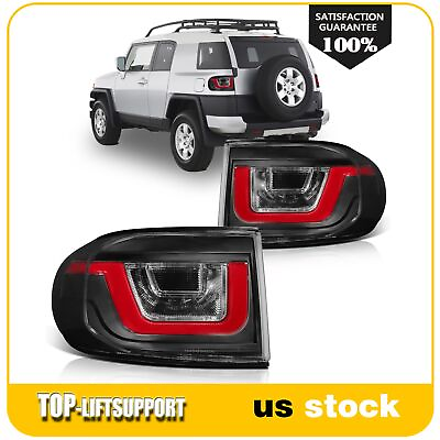 #ad LED Tail Lights Pair For 2007 2015 Toyota FJ Cruiser Lamps Rear Replacement Red $106.99