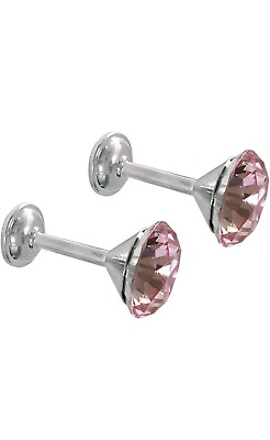 #ad 1 Pair Colored Crystal Curtain Wall Hook Tie Back Clothes Hanger Pink $8.97