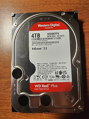 #ad Western Digital Red Pro 4 TB HDD 3.5quot; Internal SATA WD40EFPX $59.99