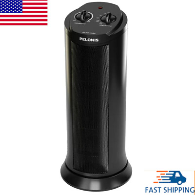 #ad 17quot; 1500W Electric Oscillating Ceramic Tower Space Heater Home Office Black NEW $32.88