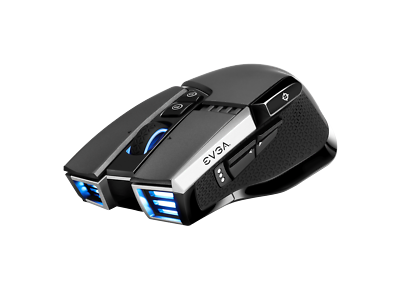 #ad EVGA X20 Gaming Mouse Wireless Grey Customizable 16000 DPI 5 Profiles 10 $17.99