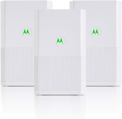 Motorola MH7023 WiFi Mesh System 3 Pack Replaces Router Extender White $59.33