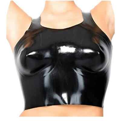 #ad women new Latex vest bra with upper body sexy top $58.16