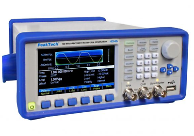 #ad Peaktech P4046 2 Channel Arbitrary Signal Waveform Generator 1μHz 160 MHz $1949.00