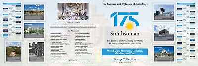 #ad Celebrate Smithsonian#x27;s 175th Anniversary with this Stamp Collection $49.75