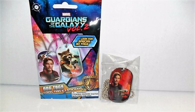 #ad MARVEL GUARDIANS OF THE GALAXY VOL.2 DOG TAG 3D SINGLE STAR LORD #3 OF 4 $8.95
