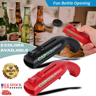 #ad Automatic Beer Soda Bottle Launcher Shooter Bottle Cap Creative Game Opener US $10.13
