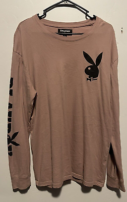 #ad Playboy X Pacsun. Reflective Long Sleeve Shirt. Large $10.00