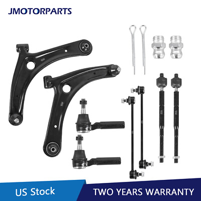 #ad 8PCS Front Lower Sway Bar Ball Joints Control Arm For 07 17 Jeep Patriot Compass $67.97