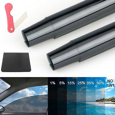 #ad 20quot; x 10FT 20FT Uncut Car Window Tint Film Roll 5 50% VLT Auto Home Office Glass $11.99