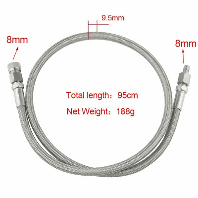 #ad 4500Psi Paintball PCP Hose For HPA Air Fill Station Hose Stainless Steel 36 Inch $22.78