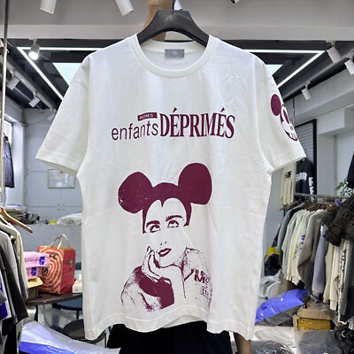 #ad #ad Enfant Riches Deprimes Mouse Ears Lust Back On The Map Mens White T Shirt $89.36