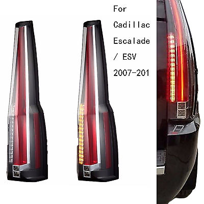 #ad 2 Tail Lights LED For Rear Lamp Escalade Cadillac 2016 Model Assembly 2007 2014 $359.99