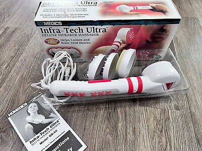 #ad 1993 Homedics Infra Tech Ultra QB 60 Deluxe Infrared Handheld Heat Massager $29.00