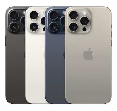 #ad Apple iPhone 15 Pro Max 256GB Blue Titanium Unlocked Excellent $1044.99