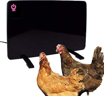 #ad Cozy Coop Chicken Coop Heater Flat Panel Radiant Heater with Thermal Protector $72.99