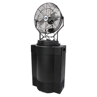 #ad Maxx Air Misting Fan w Tank 64quot;H x 24quot;W 3 Speeds High Velocity Plug In Black $755.06