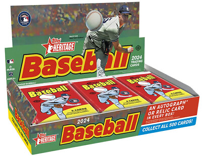 #ad 2024 Topps Heritage Baseball BASE amp; RCs 301 500 Complete Your Set You Pick Card $1.19