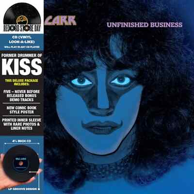 #ad Eric Carr From Kiss Unfinished Business CD RSD 2024 New LP Vinyl Record $117.95