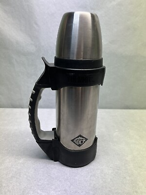#ad Thermos The Rock Stainless Steel Thermax Maximum Insulation Tumbler Pre Owned $9.00