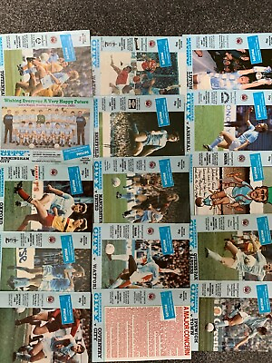 #ad Manchester City Home and Away Programmes 1985 86 Pick from list GBP 1.50