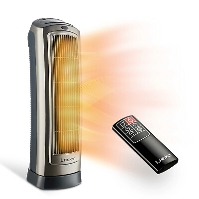 #ad Lasko Oscillating Digital Ceramic Tower Heater for Home with Overheat Protection $61.74