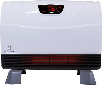 #ad Heat Storm Phoenix Infrared Space Heater with Attachable Feet Remote WHITE $102.63