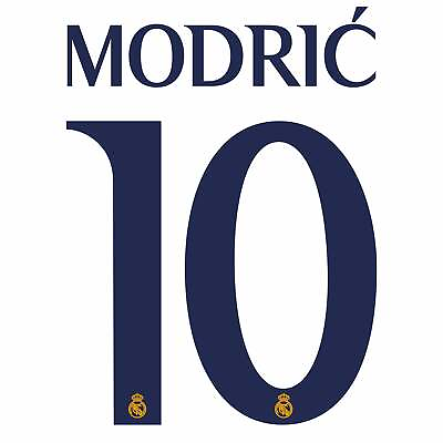 #ad Modric # 10 Real Madrid 23 24 Home Nameset $40.79