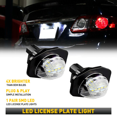 #ad AUXITO License Plate LED Super Light Bright Canbus For 2011 2020 Toyota Sienna $13.19