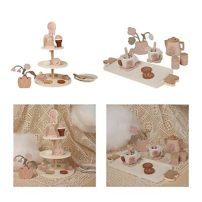#ad Afternoon Tea Set Toy Mini Kitchen Pretend Play Role Play Little Girls Tea Party $39.40