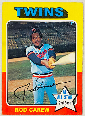 #ad Rod Carew 1975 Topps Baseball VG EX Card #600 READ $9.99