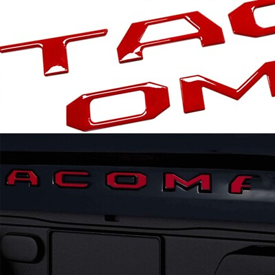Tailgate Letter For Tacoma 2016 2023 Rear Insert Emblem Nameplates Raised Badge $9.99