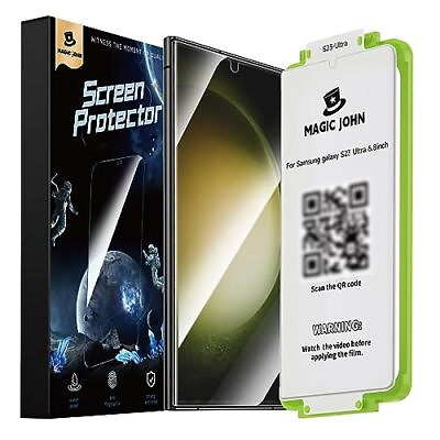 #ad 2 Pack Screen Protector for Samsung Galaxy S23 Ultra Ceramic Film Fingerpr... $26.35