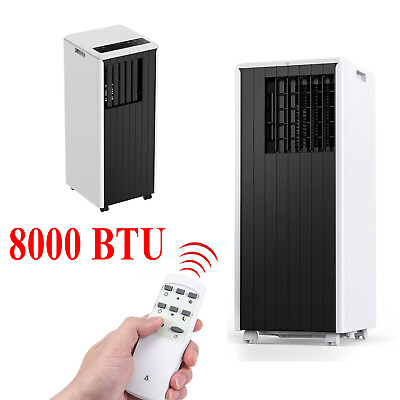 #ad 8000 BTU Portable Air Conditioner 3 in 1 Quiet AC Unit with Fan amp; Dehumidifier $199.99