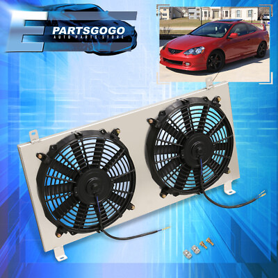 #ad For 02 06 Acura RSX DC5 K20 M T Aluminum Cooling Radiator Fan Shroud Mount Kit $103.99