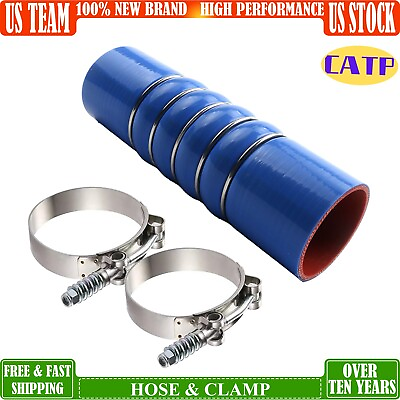 #ad Silicone Coolant Hose 2.5 inches Blue Hose with T Bolt Clamp $29.92