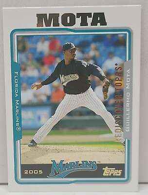 #ad GUILLERMO MOTA 2017 Rediscover Topps GOLD Buyback 2005 Topps #472 MARLINS $2.37