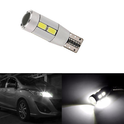 #ad 2X T10 Car Side LED Light Bulbs Canbus Error Free Xenon 10LEDS 501 W5W GL483 $2.97