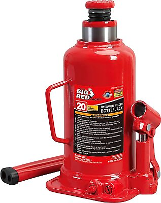 #ad Torin Big Red Hydraulic Bottle Jack 20 Ton Capacity $54.59