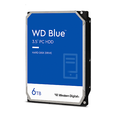 #ad Western Digital 6TB WD Blue PC Internal Hard Drive WD60EZAZ $104.99