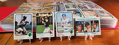 #ad 1973 Topps Baseball Complete Set 1 660 In binder. Really Nice VG EX see Pics. $999.99