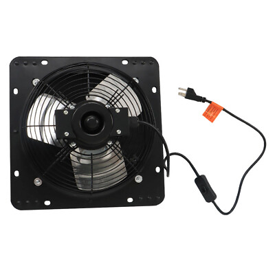 #ad 10inch Shutter Exhaust Fan 647CFM Low Noise Shed Exhaust FanSwitchInsect mesh $54.13